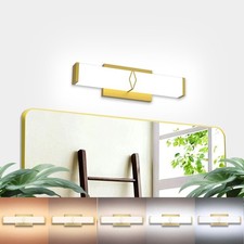 16 Inch Bathroom Vanity Light 5700K Dimmable 20W Matte Black LED Wall Sconce