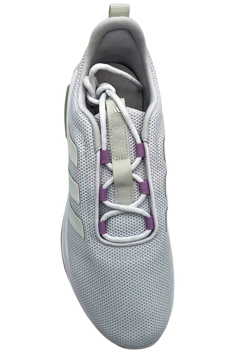 Adidas Kid's Girl Racer TR23 Lace-Up Sneaker White/White/Bliss