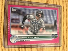 2022 Topps Pro Debut Austin Hendrick Daytona SP RC Fuchsia #PD-98 #’d /199 Pink