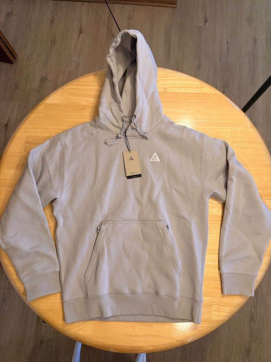 Nike ACG Tuff Fleece Pullover Hoodie College Grey DZ3392 009 Men's