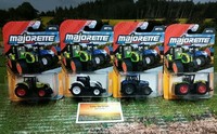 Majorette Construction 4X Versch.Traktoren,1:64, Metall/Kunststoff,Neu In Ovp
