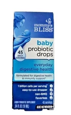 BestBy06/26 Mommy's Bliss Baby Probiotic Everyday 0.34oz 45 Servings