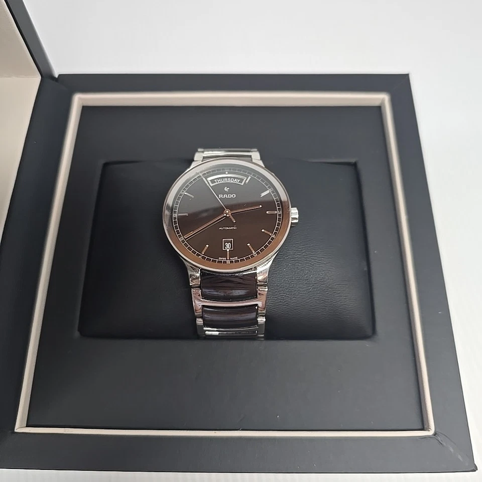 Rado Centrix Automatic Black Ceramic, S/Steel, Mens' Dress Watch — 第 2/4 张图片