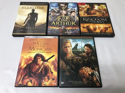 #ad #ad Epic Films Lot of 5 DVDs Gladiator King Arthur Kingdom of Heaven Troy 1 Other $10.00