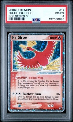 Ho-Oh ex (Holo) 017/017 POP Series 3 Holo for sale online | eBay UK