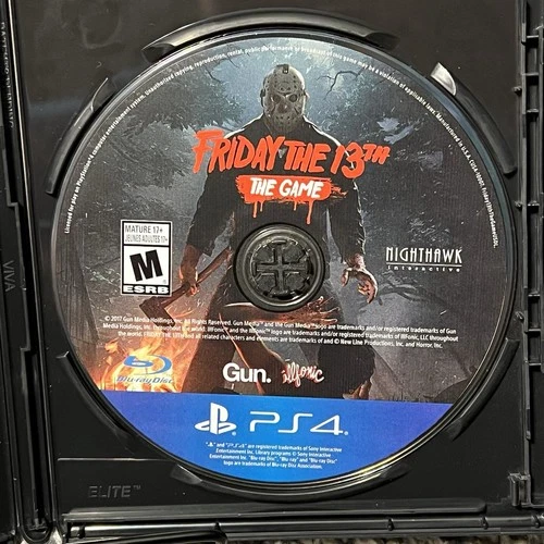 Friday the 13th: The Game PlayStation 4 PS4 DISC ONLY!!