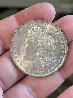 ATTRACTIVE 1885 $1 Morgan Dollar Silver Old Coin New Orleans MS Mint Condition
