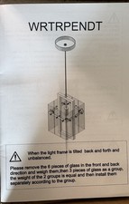 IKK Black Crystal Pendant Light for Kitchen Island, Luxury Water Ripple Glass