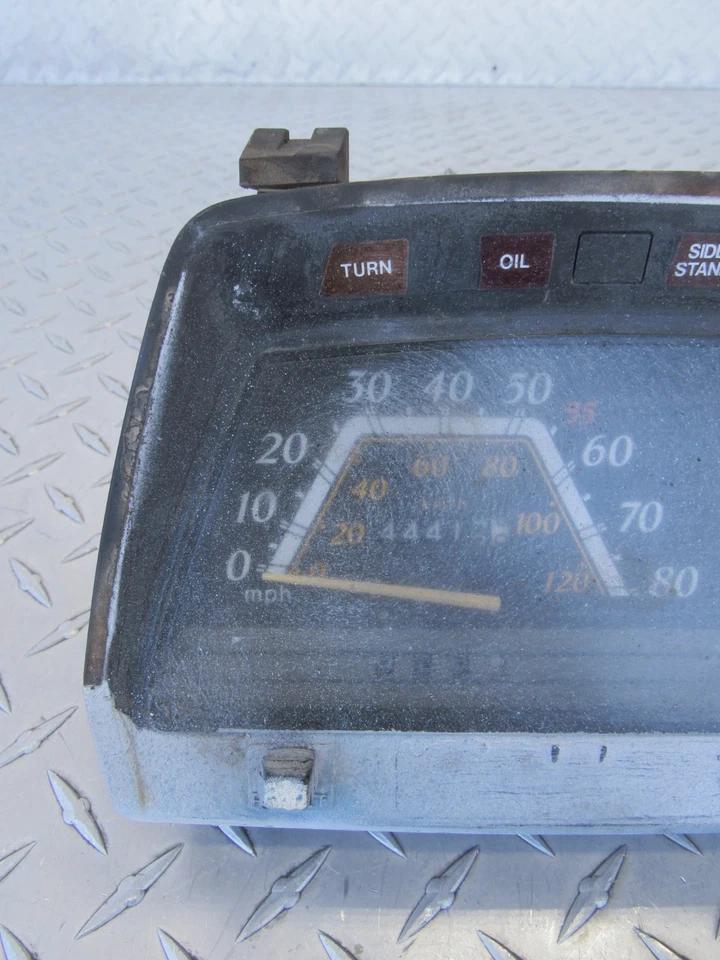 1989 89 YAMAHA XC200Z XC 200Z 200 RIVA SPEEDOMETER GAUGES - Image 2 of 4