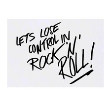 'Rock Roll' Temporary Tattoos / Transfers TO00023459