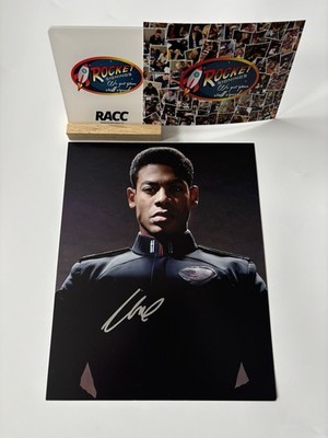 AARON PIERRE In-Person signed Autogramm/Autograph 20x25cm Krypton