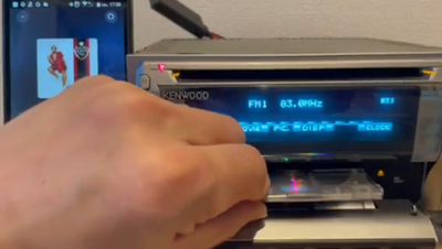 KENWOOD DPX-07MD 2Din Car Audio CD MD Player Receiver With