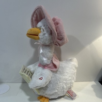 Cuddle Barn Talking Mother Goose Pink Hat Recites Nursery Rhymes Works