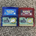 Pokemon Ruby And Sapphire GBA (Game Boy Advance, 2003) New Battery Authentic Lot