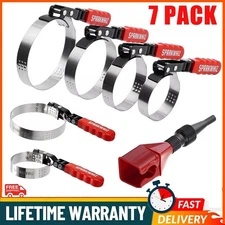 SPARKWHIZ 7Pack 6 Size Adjustable Oil Filter Wrench Removal Tool 2-1/6" - 5-1/4
