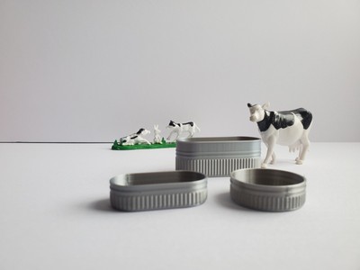 Water Trough Stock Tanks 1/24 Scale For Farm Ranch Livestock Western Barn Horses