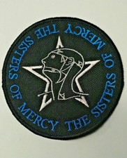 Sisters of Mercy Patch Iron/Sew on Embroidered Goth Rock Christian Death Cure
