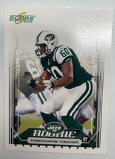 2006 Score Football D'Brickashaw Ferguson Photo Variation Rookie RC Card #342. rookie card picture