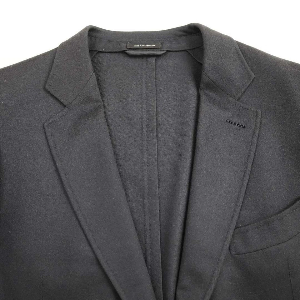 Chaqueta a medida única Tom Ford Cashmere 2B 629R00 1DYJ40 negra 7-52 usada MESC-0 Foto 4 de 4