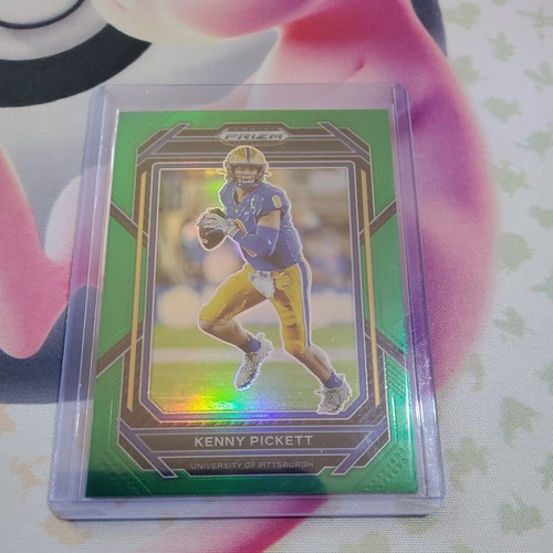 2023 Panini Prizm Draft Picks Green Prizm 64 Kenny Pickett (FAP20