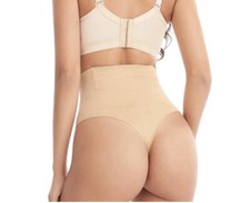lot of 2 Werena XS Tan Shapewear Thong Tummy Control High Waisted Body Shaper
