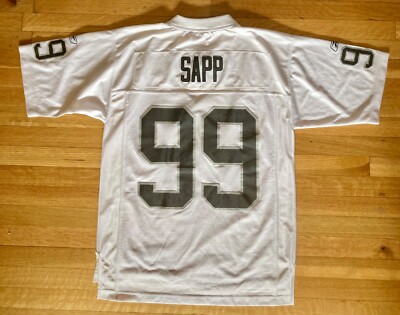 Reebok NFL レプリカジャージ レイダース ウォーレン・サップ 99 REEBOK NFL EQUIPMENT JERSEY - #99 WARREN SAPP OAKLAND RAIDERS