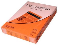 Image of DEEP ORANGE 120 gsm A4 Coloraction printer copier paper x 250 sheet AMSTERDAM