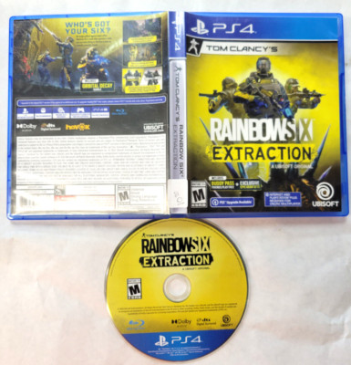 Playstation 4 PS4 Rainbow Six Extraction Video Game (Cleaned/Tested) FPS