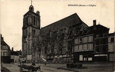 Old postcard SEZANNE-L'Glise (346317)