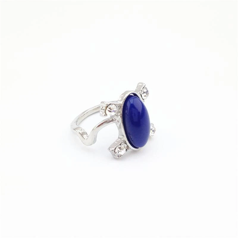 The Vampire Diaries, Elena Gilbert, Blue Lapis, Antique Silver, Daylight Ring - Image 4 of 4