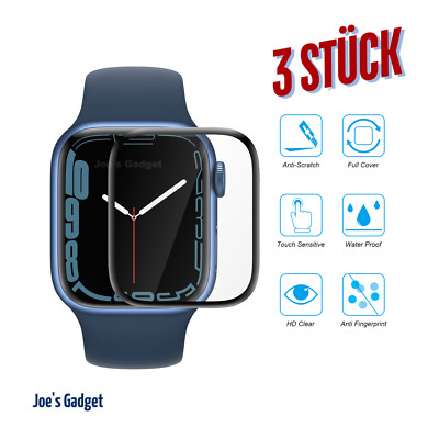 3D Panzerfolie Apple Watch 3 4 5 6 7 8 SE S10 38mm 40mm 41mm 44mm 45mm 49mm