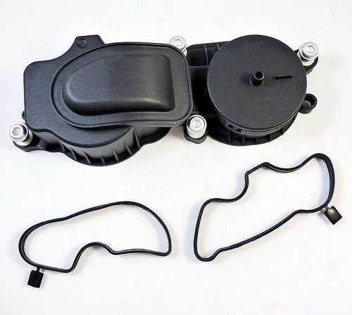 Séparateur d'huile pour BMW E90 E60 E83 330d 530d, reniflard de carter noir en plastique ABS