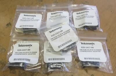 Lot of 7 Tektronix 020-2457-00 Mictor-on-PCB to P6860 Compression Adapter NEW