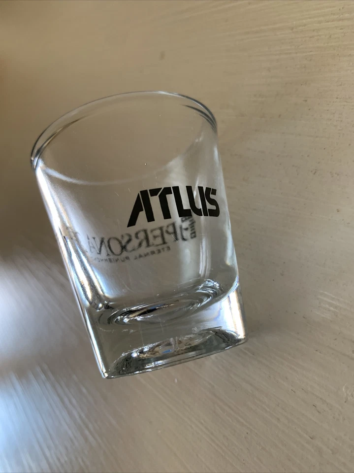 Persona 2 Eternal Punishment Atlus Shot Glass ULTRA RARE Promo VTG PS1 2000 VHTF - Image 2 of 4