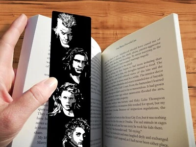 THE GEEK MONKEY The Lost Boys Bookmark Gift Handmade Minimalist Original Geeky Cult Movie Art