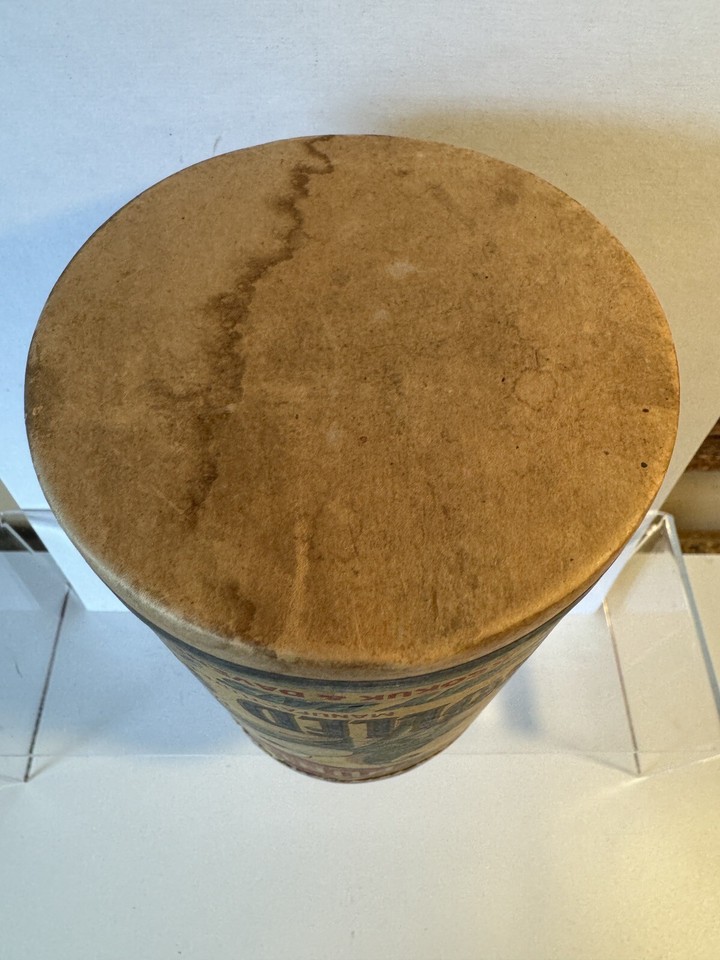 PURITY BRAND Rolled Oats / Cardboard Can Box / Keokuk & Davenport, Iowa