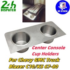 For 67-80 Chevy Center Console Cup Holders And Trim Kit Gmc Truck Blazer C10k5
