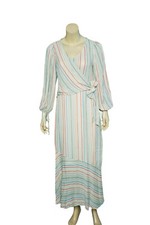 Urban Outfitters Striped Midi Dress S 4 Women Casual Long Sleeve Midi NEW 22107
