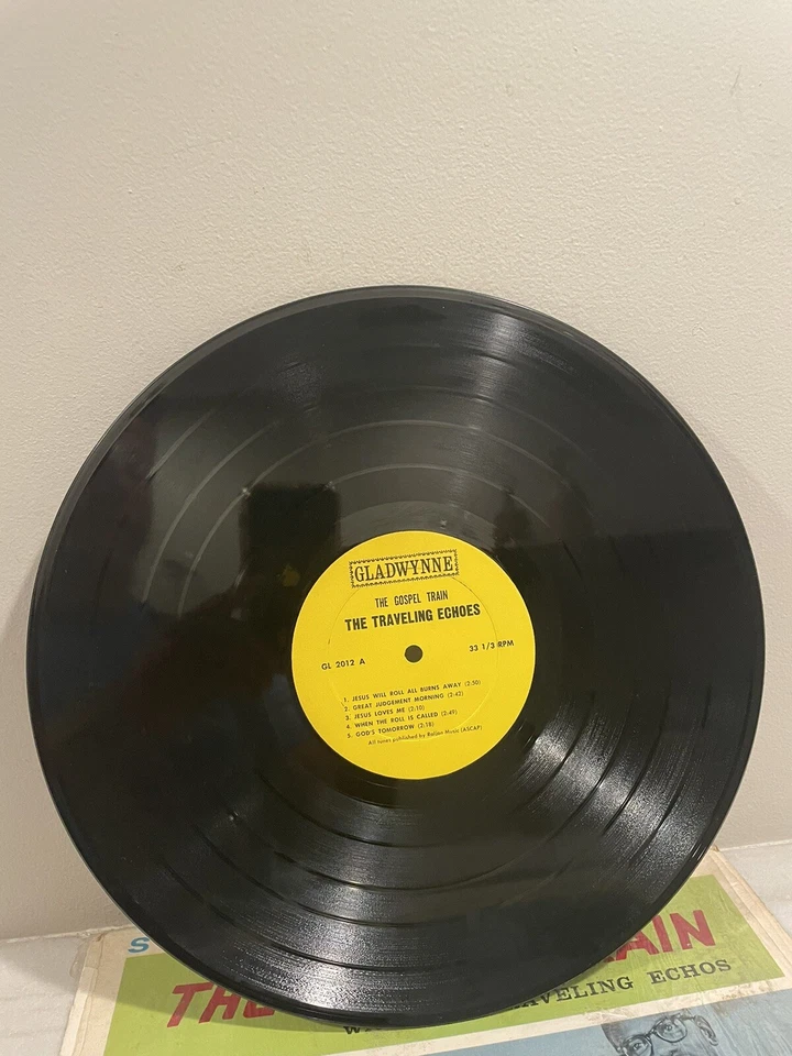 Rare! THE TRAVELING ECHOS-Gospel Train Vinyl (1962) MONO LP Gladwynne 1st Press Foto 3 de 4