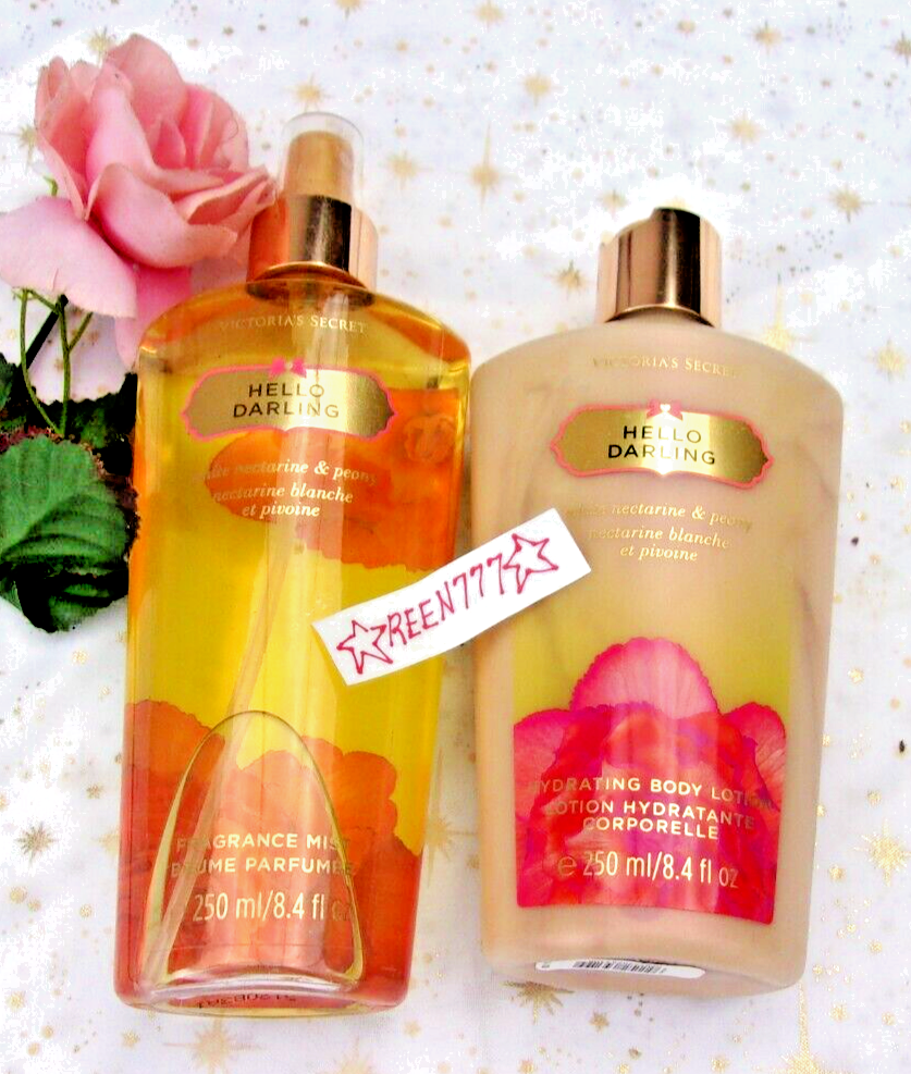 Victoria's Secret HELLO DARLING Fragrance Body MIST+LOTION oz