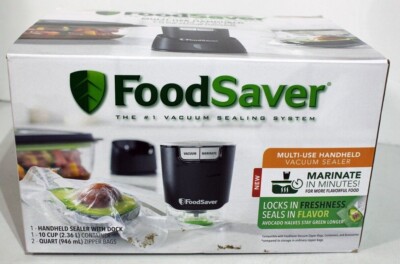 FoodSaver Handheld Sealer w/ Dock Multi-Use Handheld Vacuum Sealer