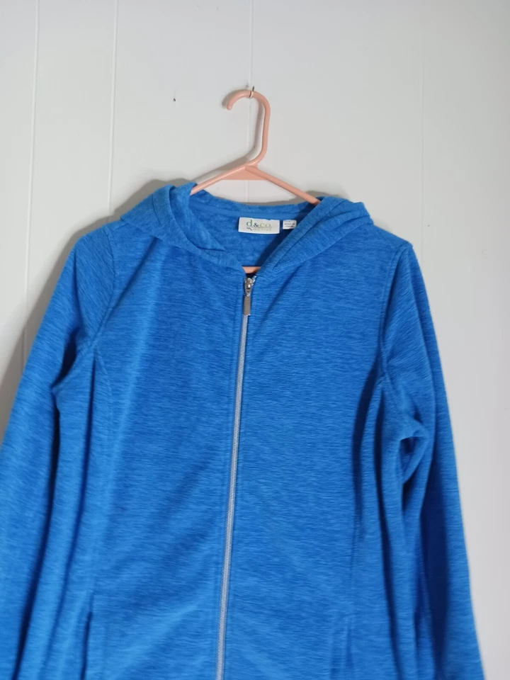 D & Co. Active Hooded Zip Up Jacket Women's Size S - Image 3 of 4