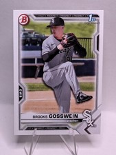 2021 Bowman Draft Brooks Gosswein #BD-21 1st Bowman Rookie Chicago White Sox
