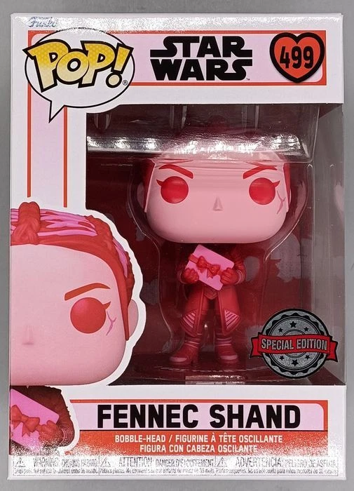 Figurine Pop Star Wars Fennec Shand neuf saint Valentin 499 - Star Wars