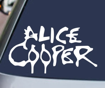 ORACAL ALICE COOPER Vinyl Decal Sticker Car Rear Window Bumper ROCK MUSIC BAND LOGO JDM