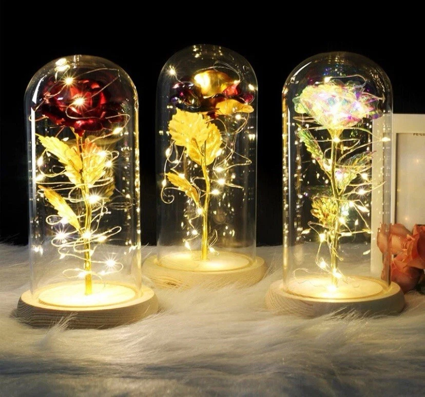 Rosa eterna 🌹Luces brillantes  Foto 2 de 2