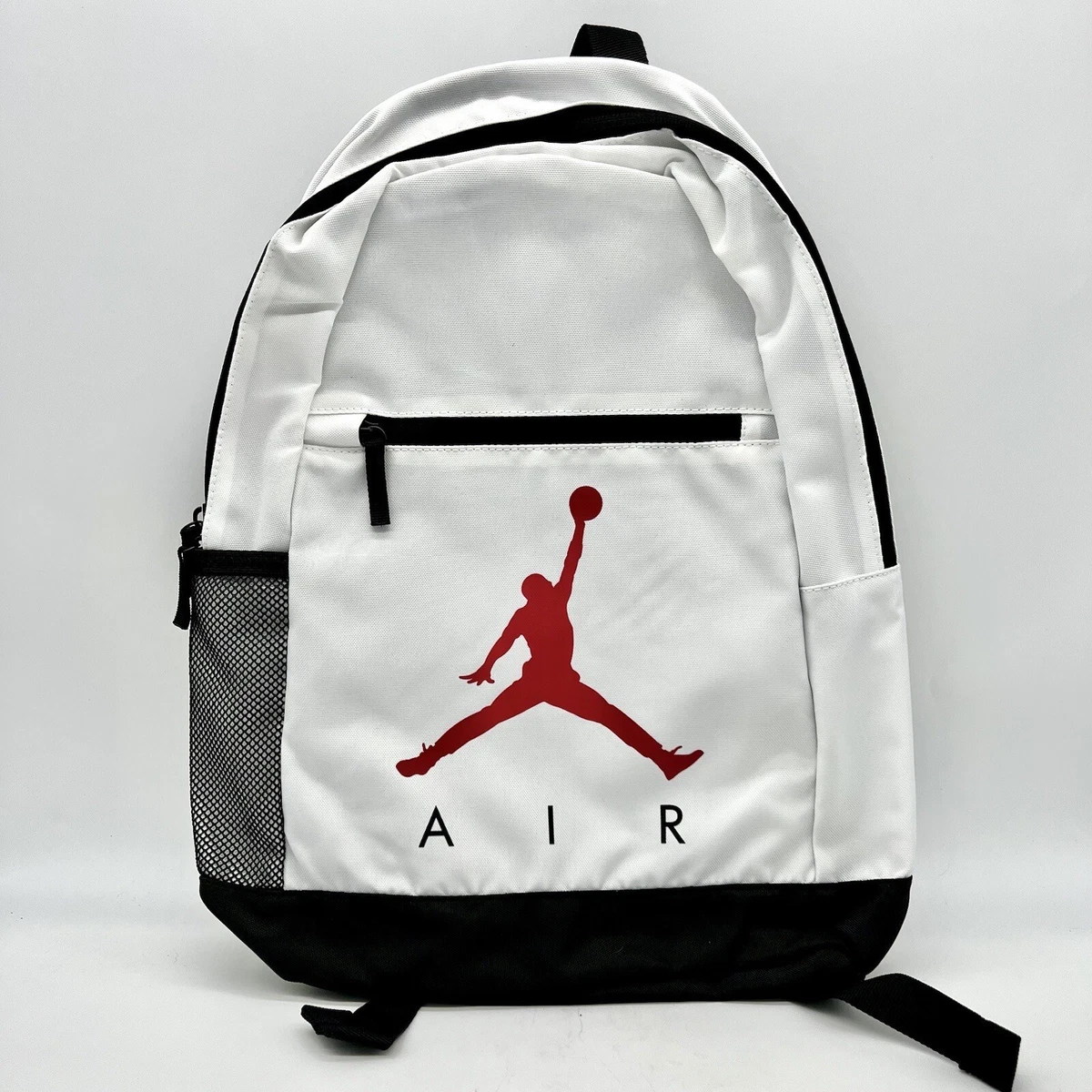 White and red jordan backpack cheap