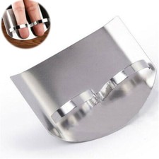 Stainless Steel Finger Guard Hand Protector Safe Knife Cutting Finger Protect