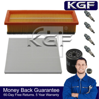 KGF Filter Set Oil Air Fuel Fits Fiat Grande Punto 2005- 1.4 71736161S2