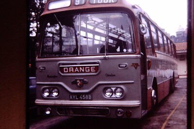 Original Bus Slide Bus von 1969 orange AYL 458B Ref 2863